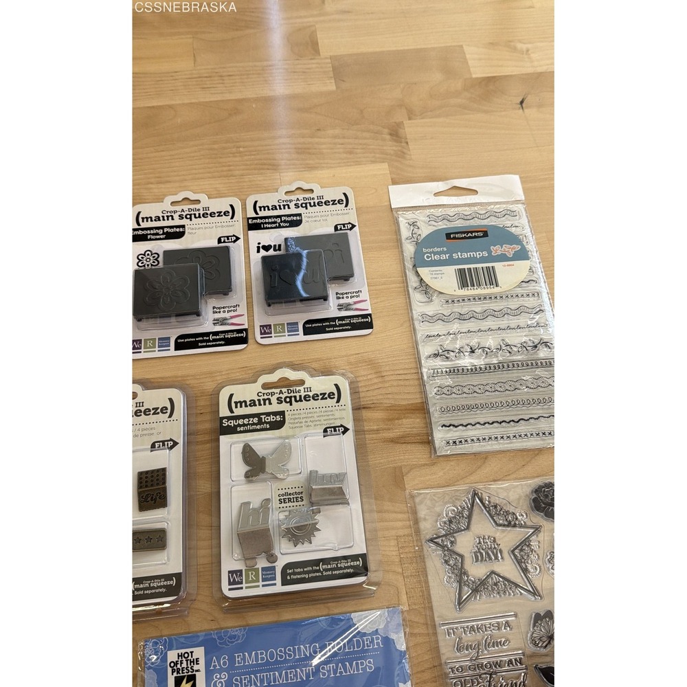 WRMK Crop-A-Dile III Main Squeeze Plates Tabs Inkadinkado Stamping Gear Lot - Picture 4 of 11